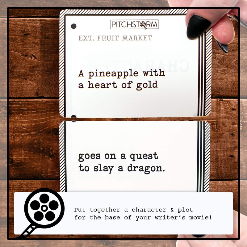 Skybound Pitchstorm : Card Game of Pitching Horrible Movie Ideas to The Worst Executives | Fun Party Tabletop Game Enjoyed by Teens and Adults, 500-card Core Deck, 3-12 Players, Ages 14+ - Image 3